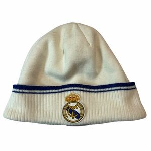 Real Madrid White Beanie